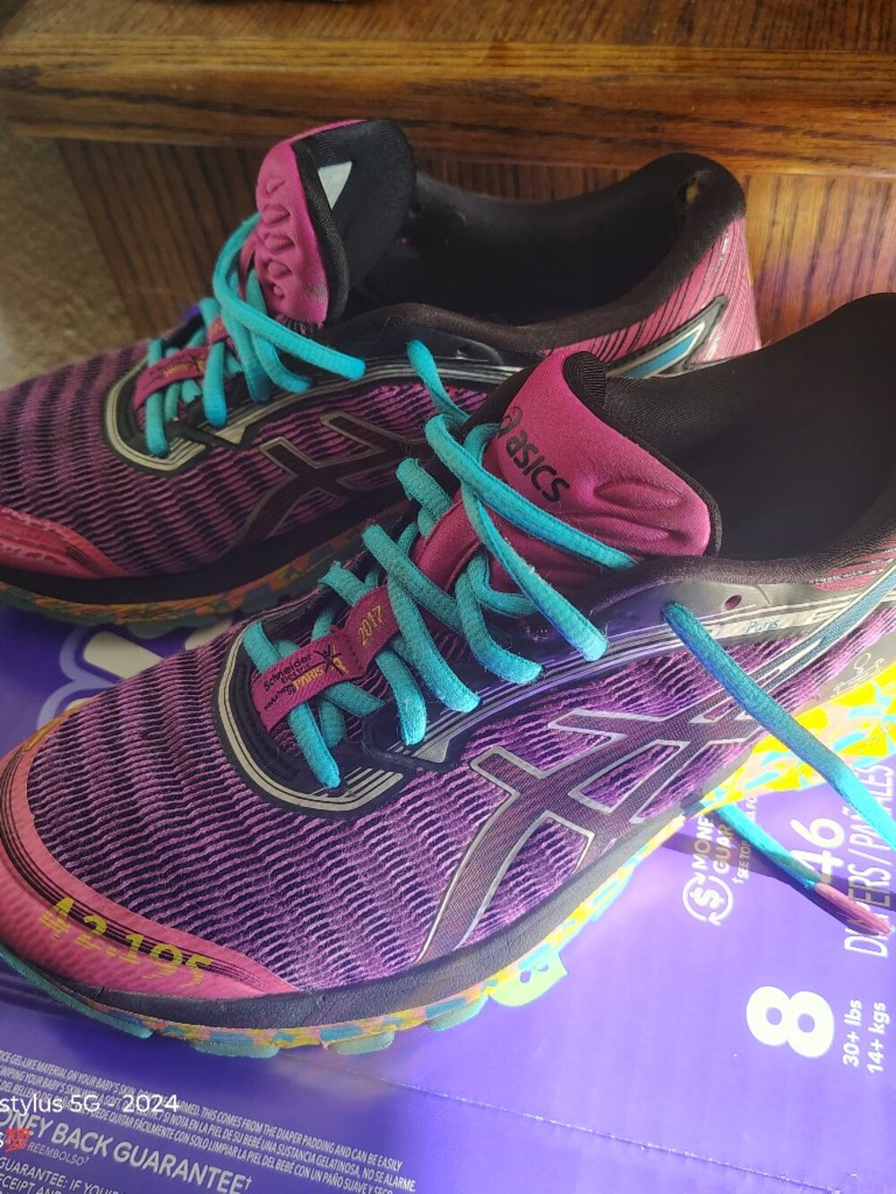 Asics t75tq 2017 Schneider paris marathon women's 8.5